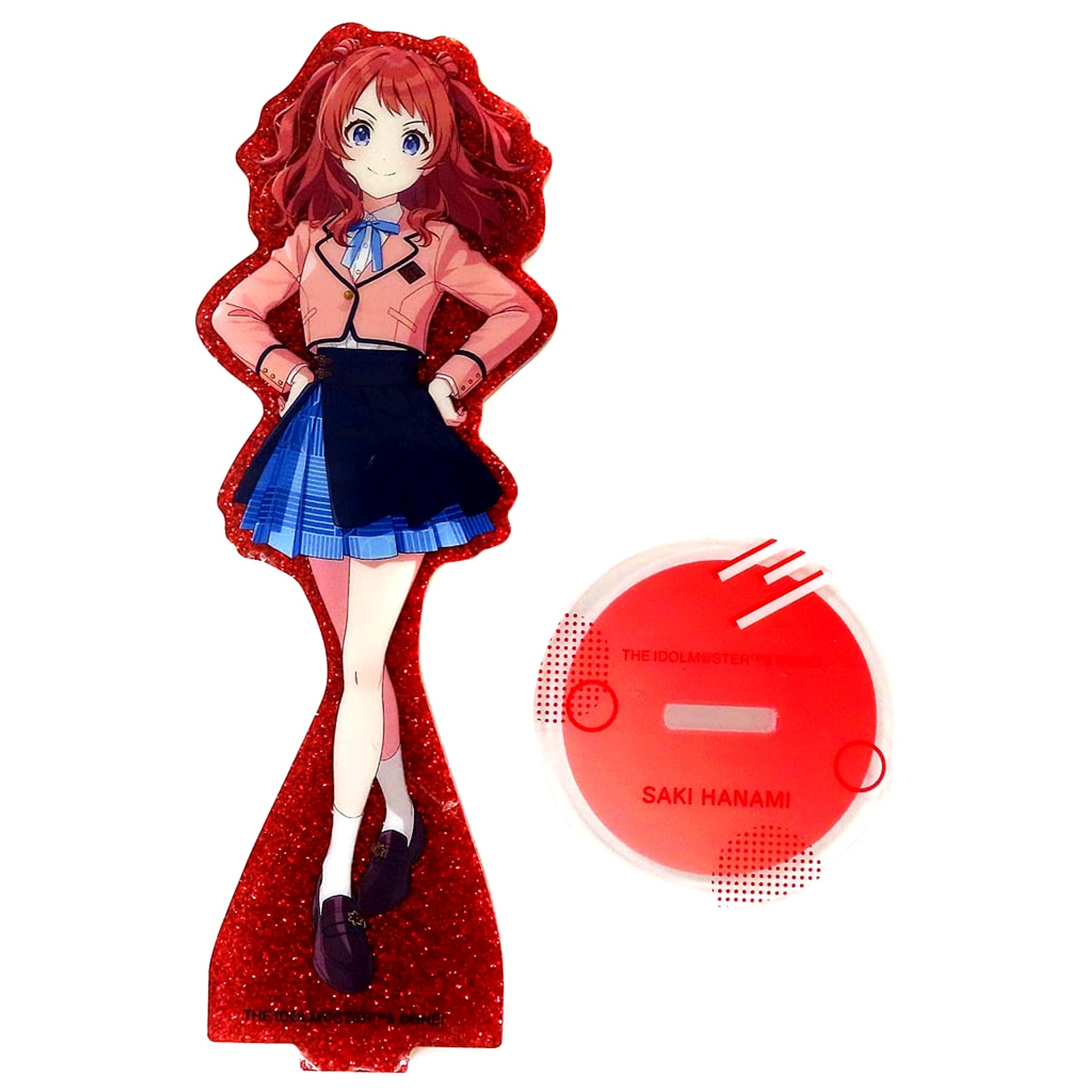 Saki Hanami Gakuen The Idolmaster Glitter Acrylic Stand A [USED]