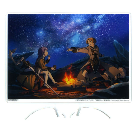 Rudeus Greyrat Roxy Migurdia Illustration Acrylic Board Mushoku Tensei: Jobless Reincarnation - Quest of Memories Bonus Item [USED]