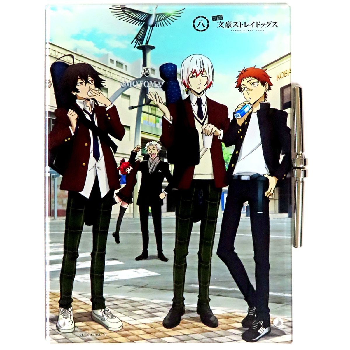 G Group Gakuen Bungo Stray Dogs April Fools 8th Anniversary Acrylic Art Panel [USED]