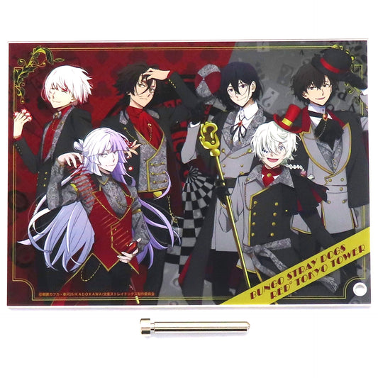 Group Bungo Stray Dogs x RED TOKYO TOWER Acrylic Panel [USED]