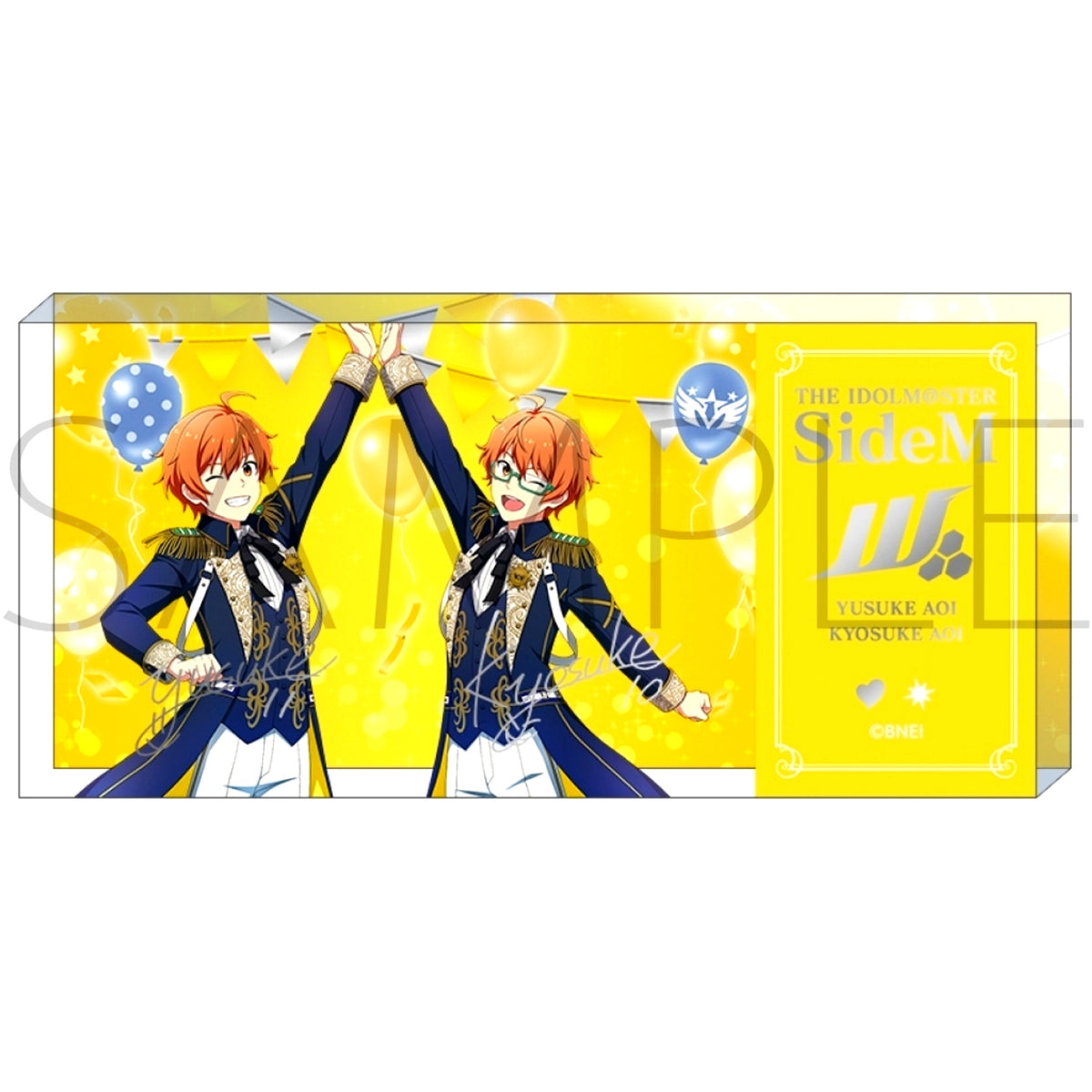W Acrylic Ticket Block The Idolmaster SideM M Fes 2024 [USED]