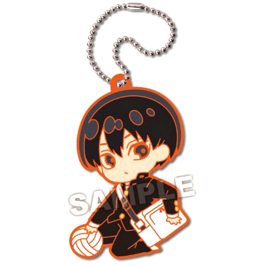 Tobio Kageyama Haikyu!! Defo Rubber Plus Keychain Karasuno High School [USED]
