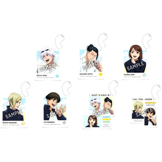 Set of 7 Jujutsu Kaisen Hidden Inventory Break Decorate Acrylic Keychain [USED]