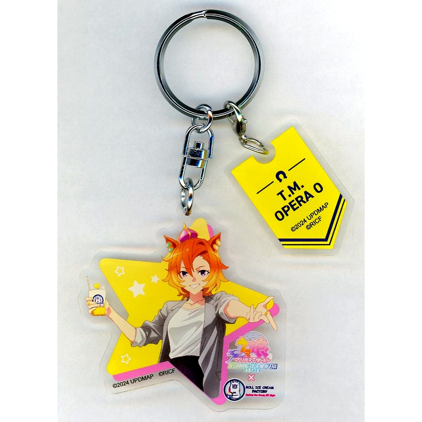 T.M. Opera O Umamusume Pretty Derby Beginning of a New Era Movie x Roll Ice Cream Factory Trading Acrylic Key Charm [USED]