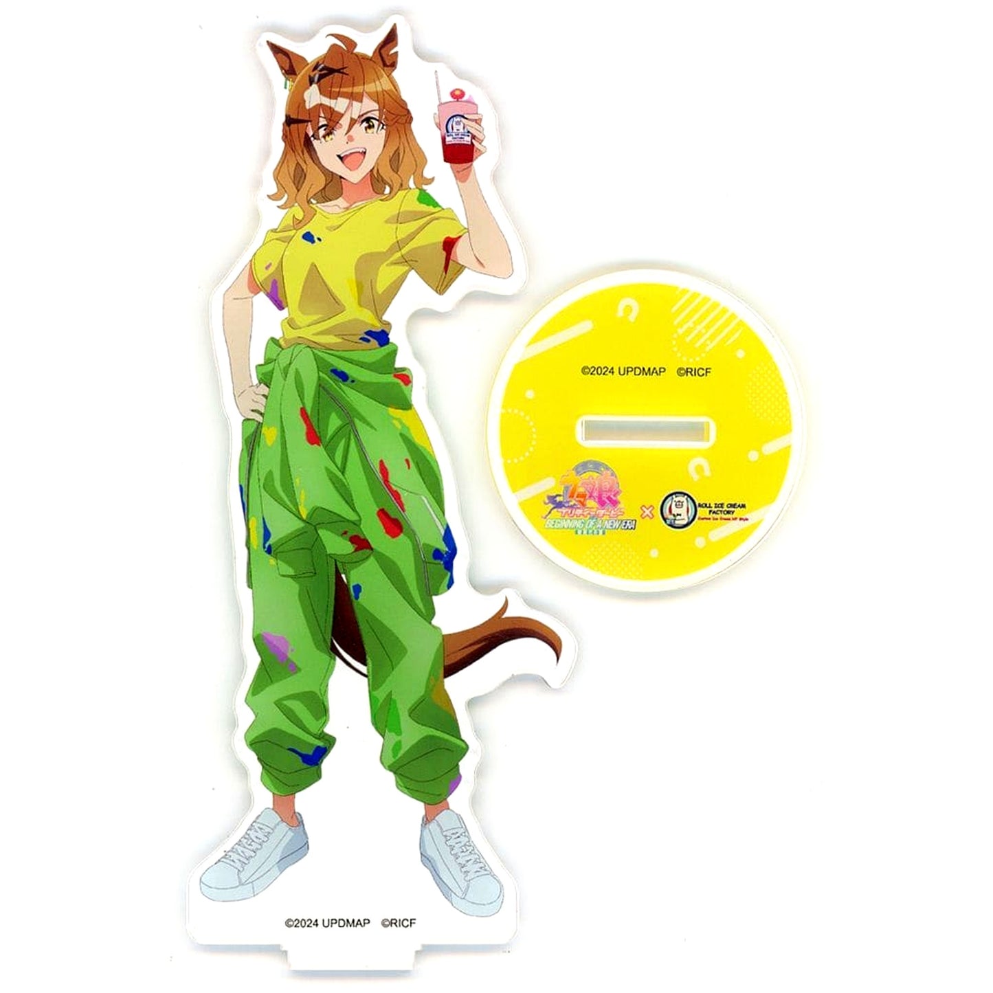 Jungle Pocket Umamusume Pretty Derby Movie Acrylic Stand Roll Ice Cream Factory Collaboration [USED]