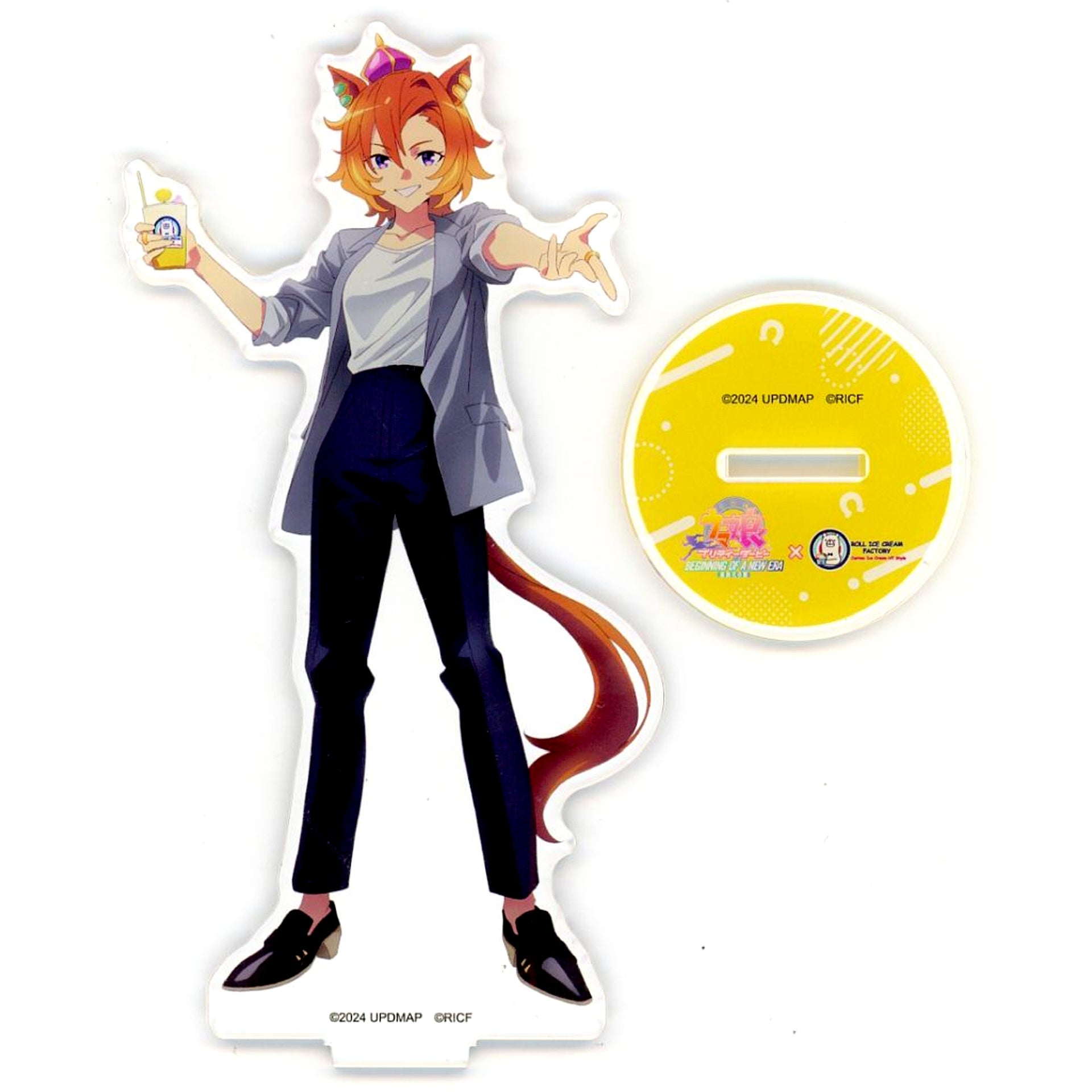 T.M. Opera O Umamusume Pretty Derby Beginning of a New Era x Roll Ice Cream Factory Acrylic Stand [USED]