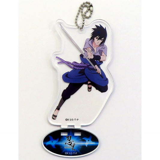 Sasuke Uchiha Sword Acrylic Stand Naruto: Shippuden Nijigen no Mori Limited [USED]