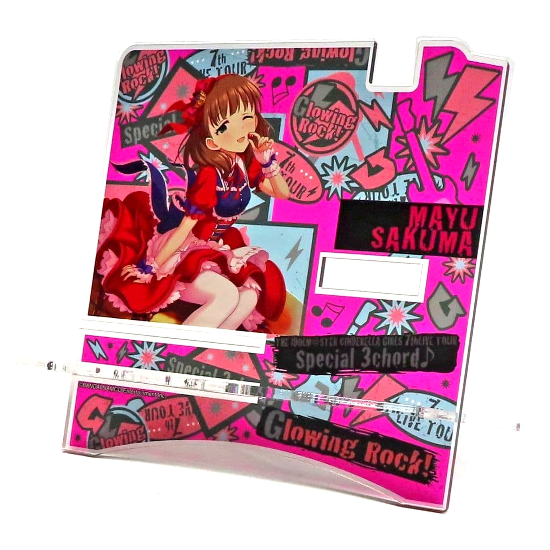 Mayu Sakuma THE IDOLM@STER CINDERELLA GIRLS Official Concert Light Stand 7thLIVE TOUR Special 3chord Glowing Rock! 7thLIVE TOUR Glowing Rock! Ver. [USED]