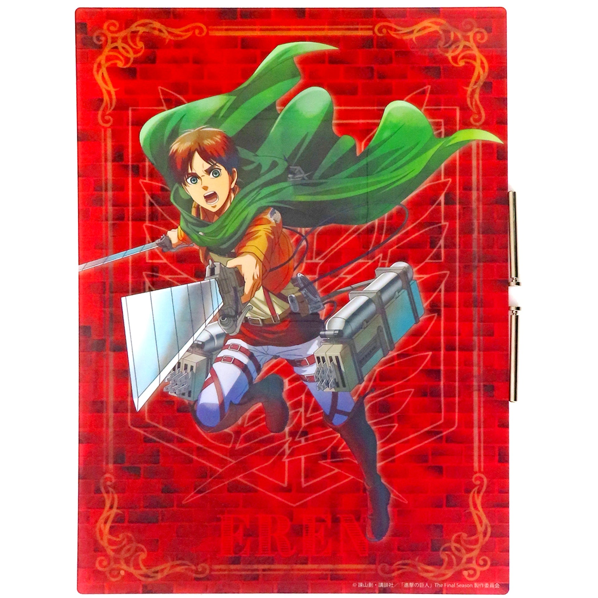 Eren Yeager Attack on Titan BIG Acrylic Board Dreamy Kuji be determined Prize A [USED]