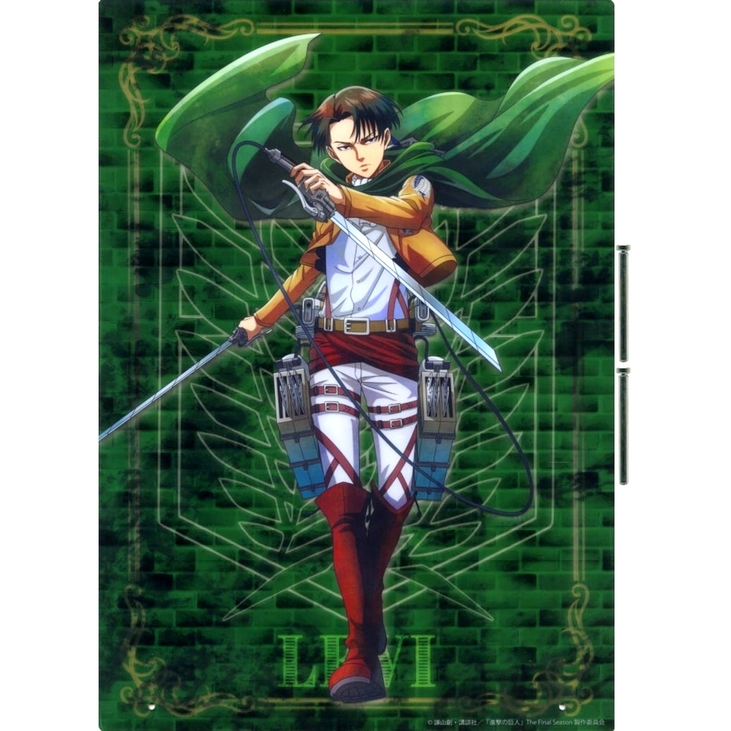 Levi Ackerman Attack on Titan Dreamy Kuji be determined Prize A BIG Acrylic Board [USED]