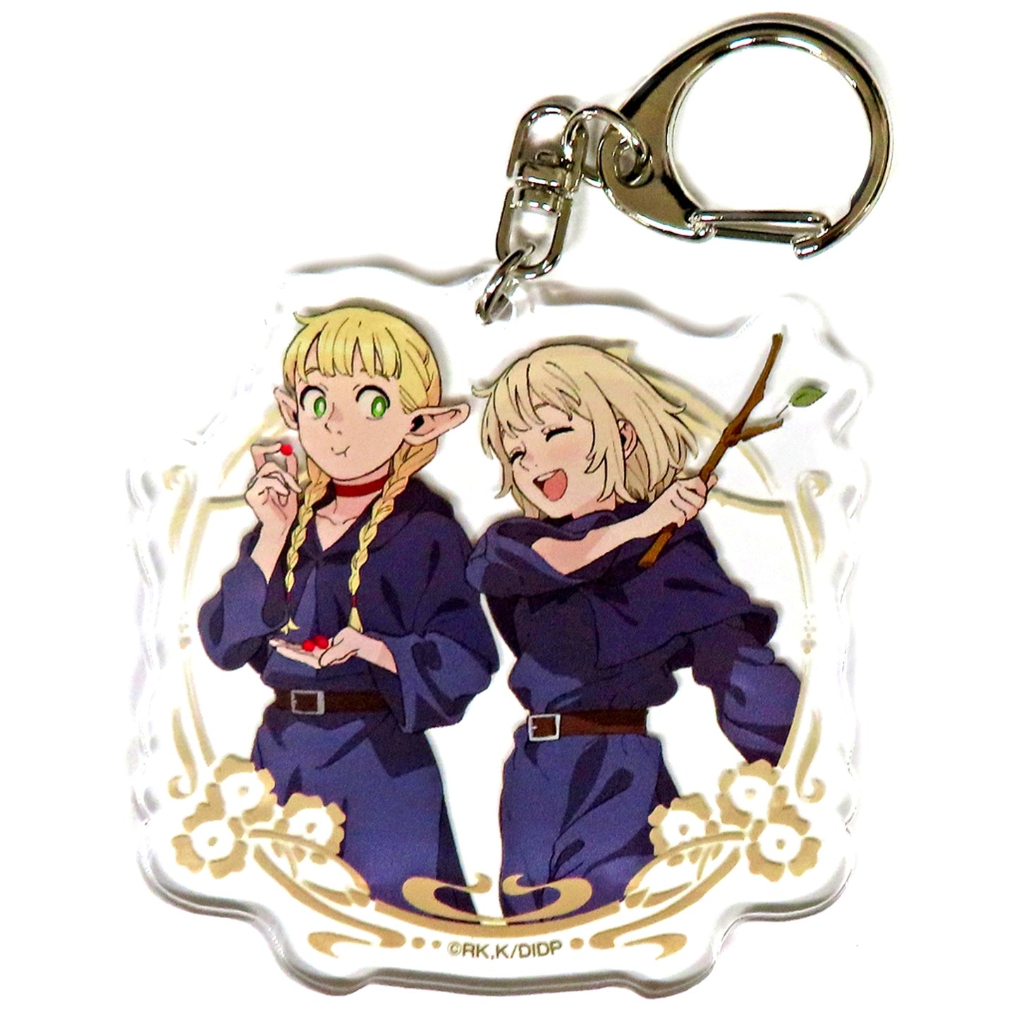 Marcille & Falin Delicious in Dungeon Acrylic Keychain Kujibikido Online Kuji 10-Purchase Bonus Prize [USED]