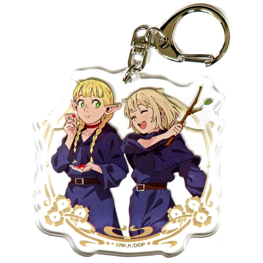 Marcille & Falin Delicious in Dungeon Acrylic Keychain Kujibikido Online Kuji 10-Purchase Bonus Prize [USED]