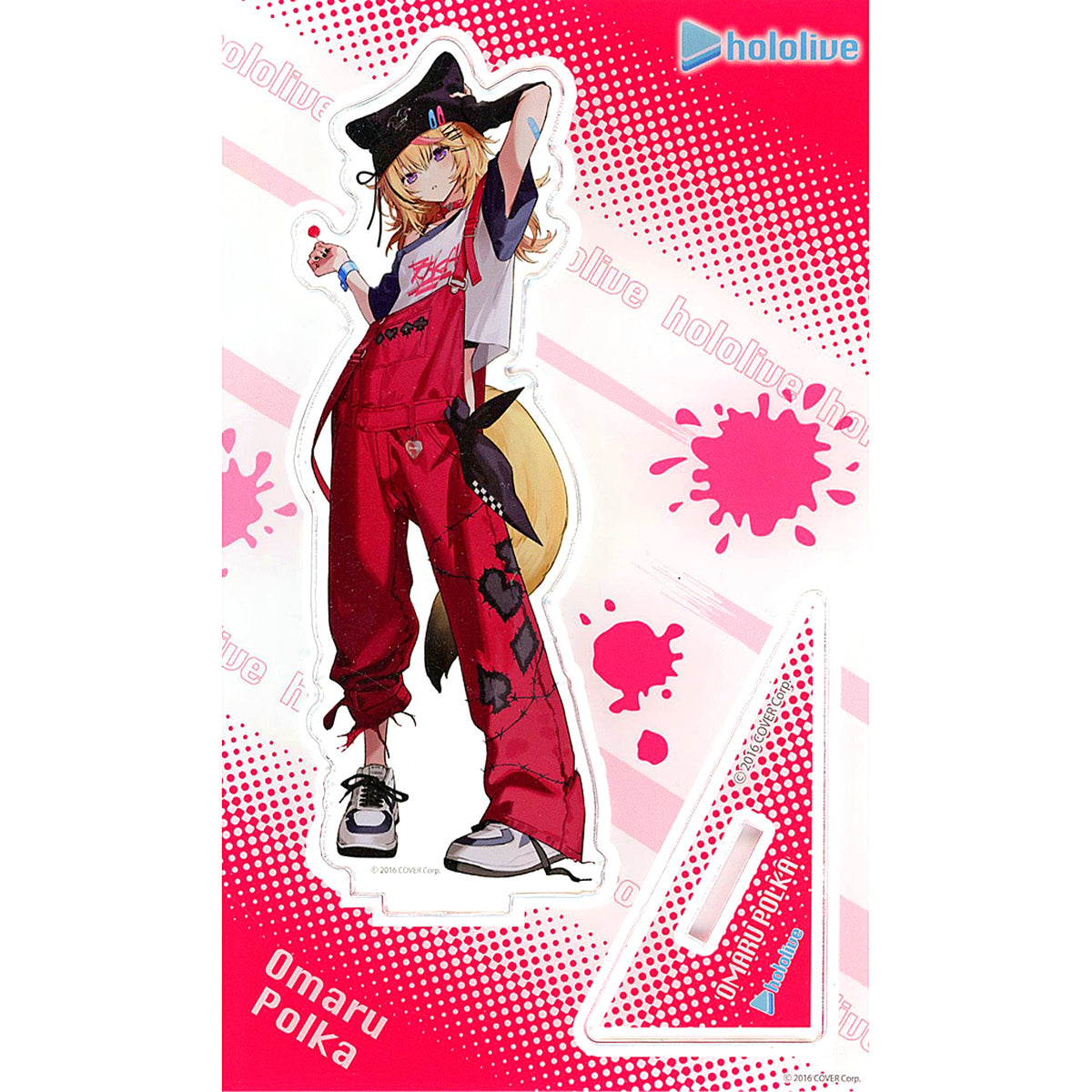 Omaru Polka Overall Outfit Acrylic Stand Virtual YouTuber Holo Live MOLLY ONLINE Vol 15 [USED]