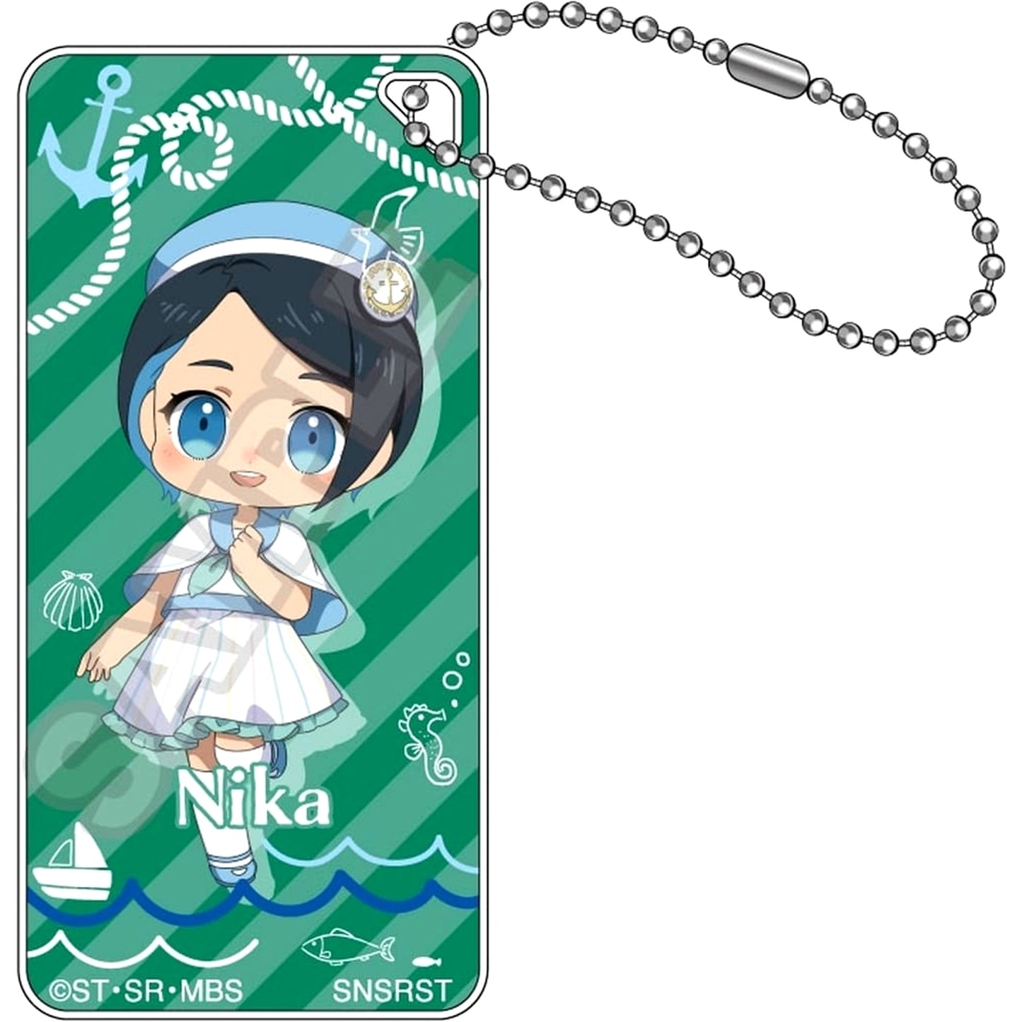 Nika Nanaura Mobile Suit Gundam: The Witch from Mercury Mochikko Domiteria Keychain Jr. Marine Fashion [USED]