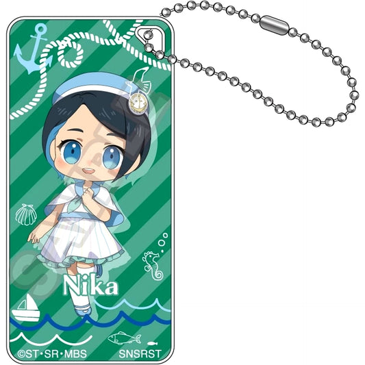 Nika Nanaura Mobile Suit Gundam: The Witch from Mercury Mochikko Domiteria Keychain Jr. Marine Fashion [USED]