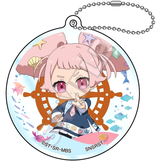 Mobile Suit Gundam: The Witch from Mercury Chuatury Panlunch Mochikko Marine Fashion Acrylic Keychain Keychains [USED]