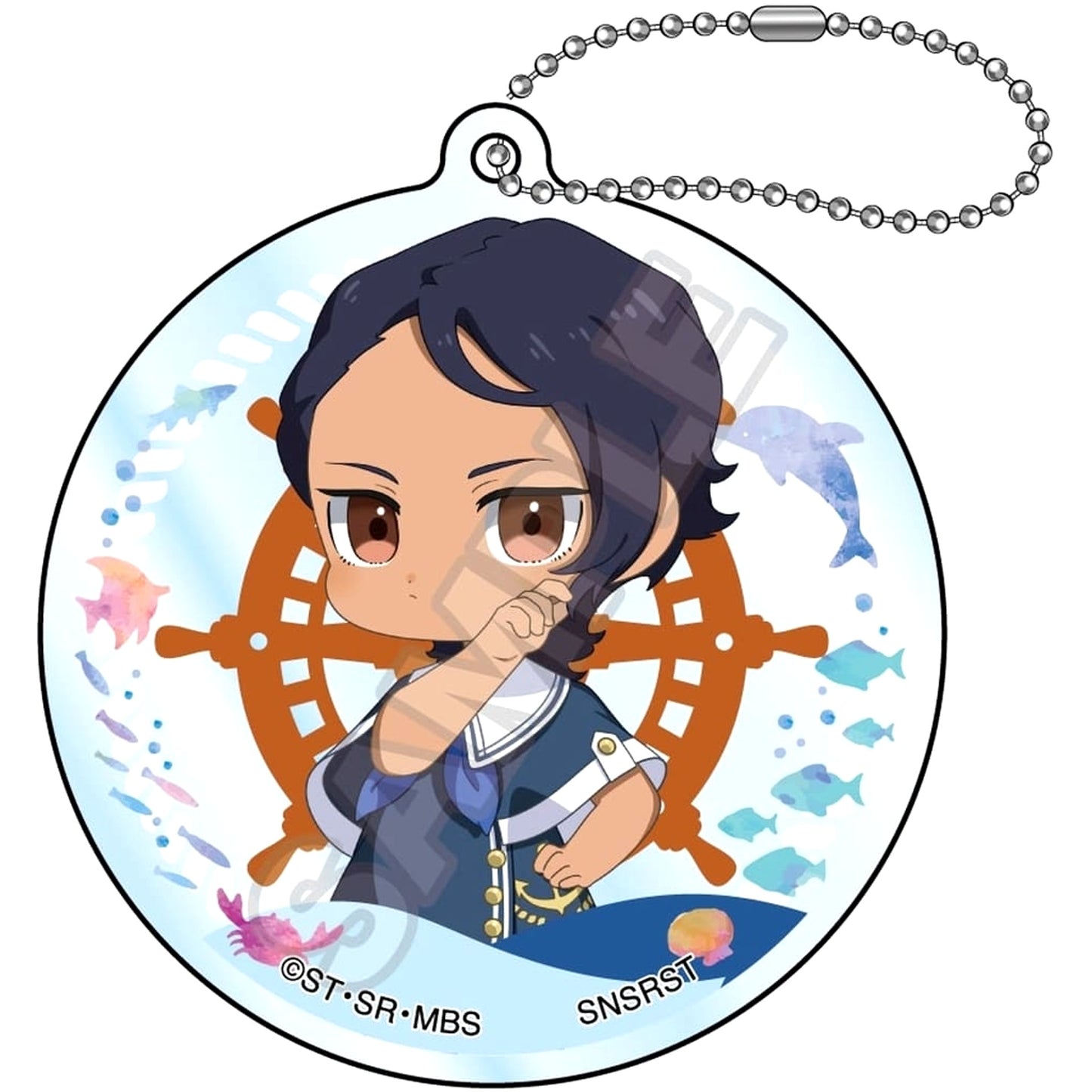 Mobile Suit Gundam: The Witch from Mercury Lauda Neill Mochikko Marine Fashion Acrylic Keychain Keychains [USED]