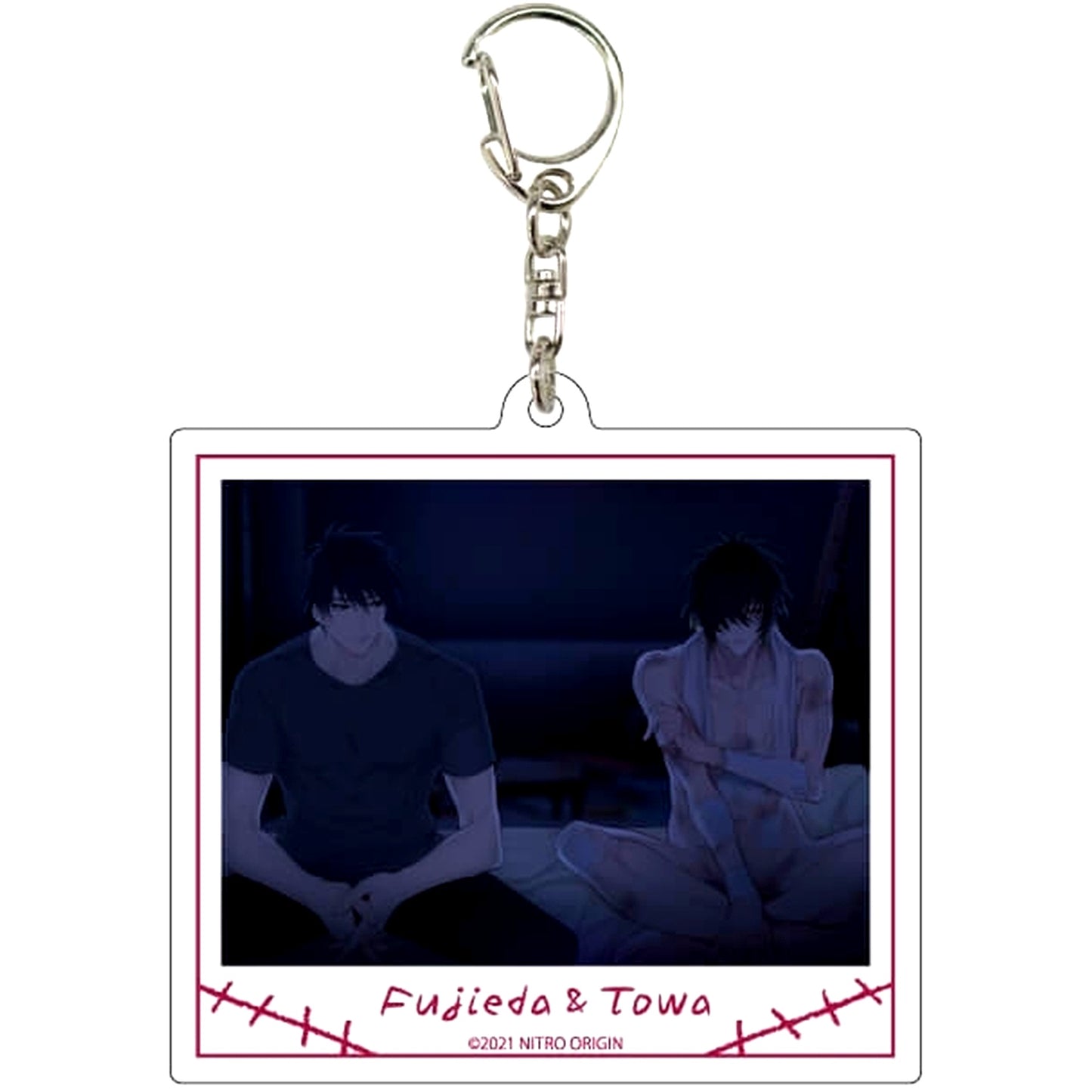 Fujieda & Towa Slow Damage Acrylic Keychain 11 Official Illustration [USED]