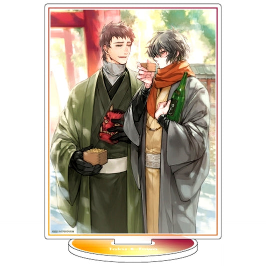 Taku & Towa 01. Slow Damage Official Illustration Acrylic Stand [USED]