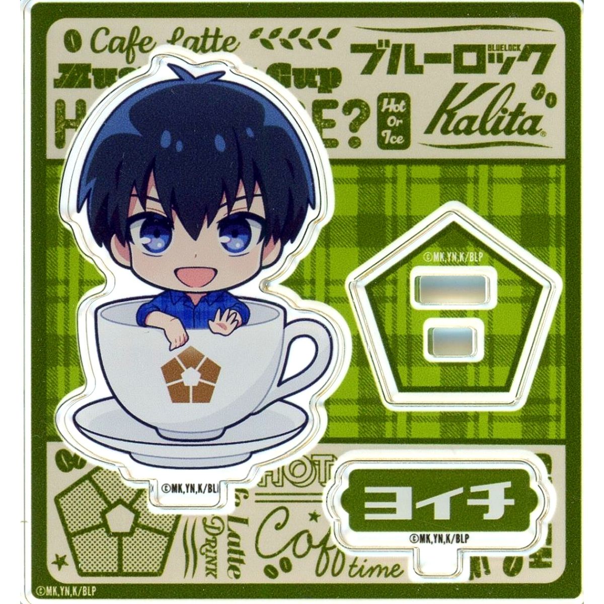 Yoichi Isagi Blue Lock Kalita Drip Time Trading Acrylic Stand [USED]
