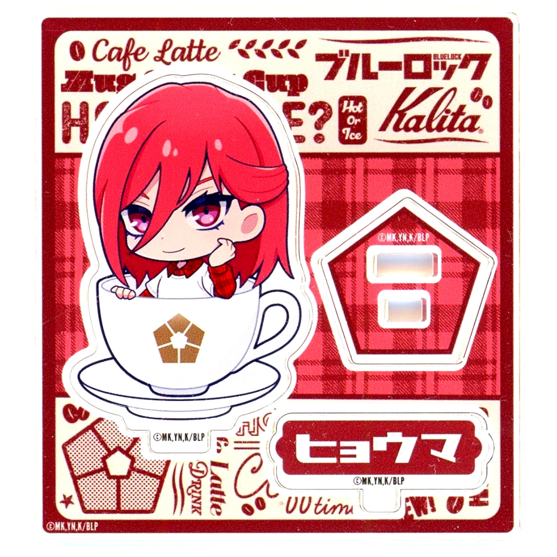 Hyoma Chigiri BLUELOCK Kalita Drip Time Trading Acrylic Stand [USED]