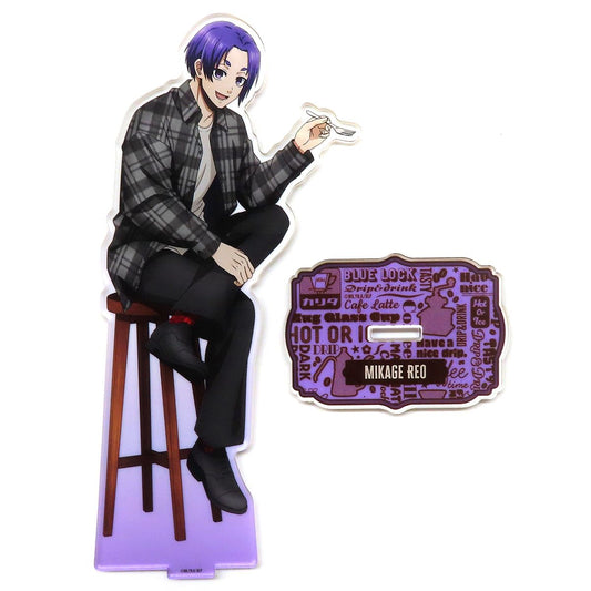 Reo Mikage Kalita Drip Time Big Acrylic Stand Blue Lock animega x Sofmap Pre-sale Fair Made-to-Order Limited [USED]