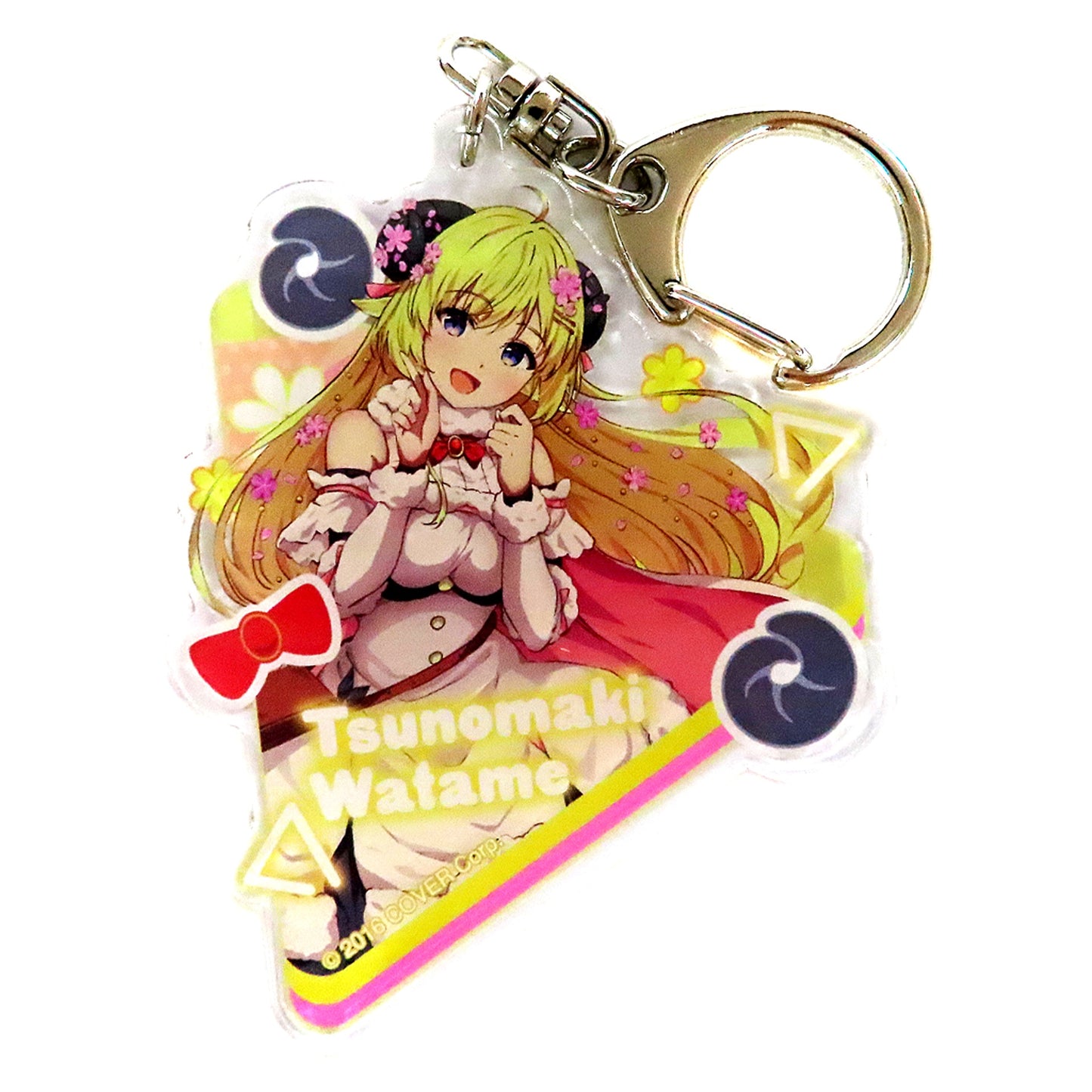 Tsunomaki Watame Hololive Trading Acrylic Keychain Hololive de PON! Jackpot Prize JOYPOLIS FANCY PARTY [USED]