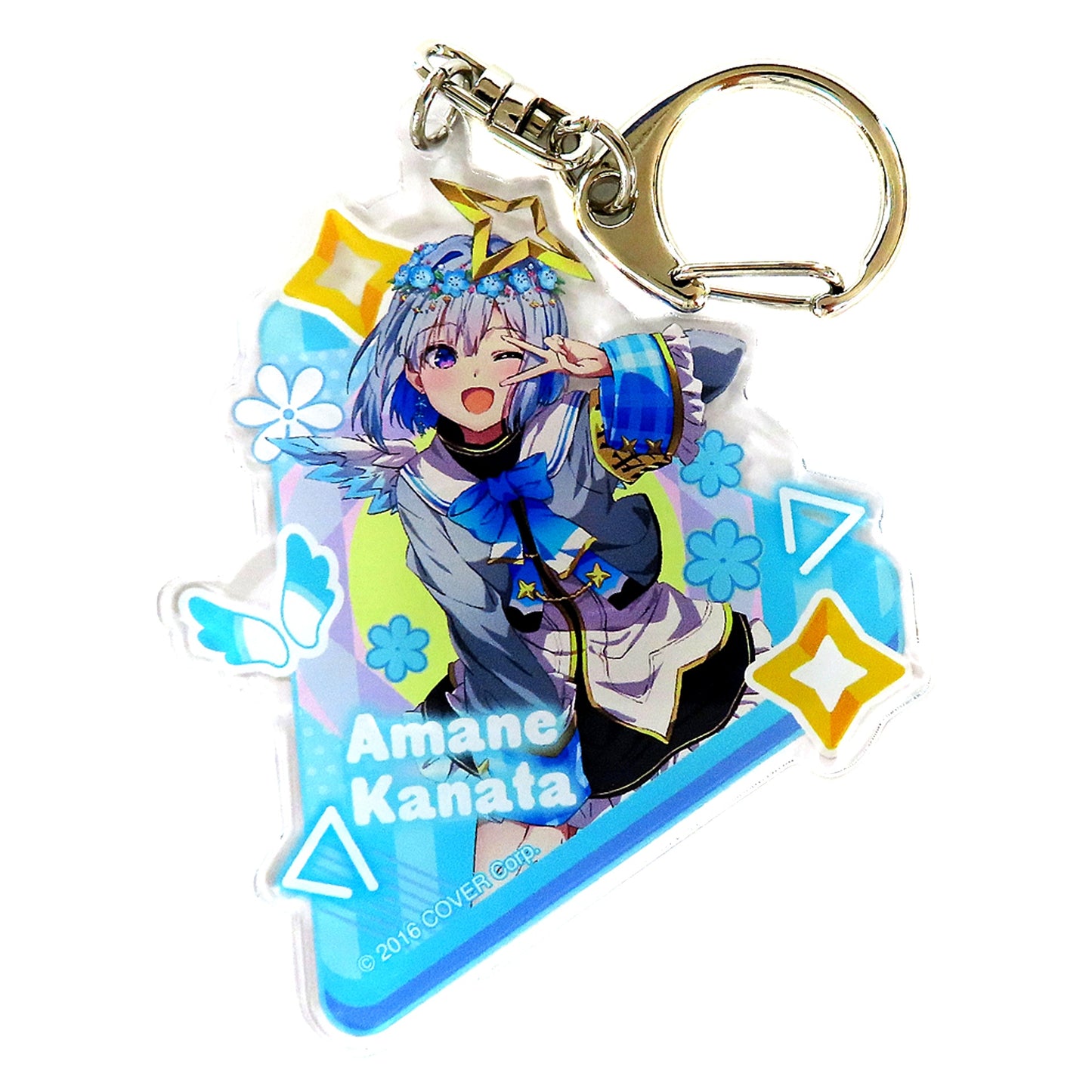 Amane Kanata Grand Prize Virtual YouTuber Hololive Trading Acrylic Keychain JOYPOLIS FANCY PARTY Hololive de PON! [USED]