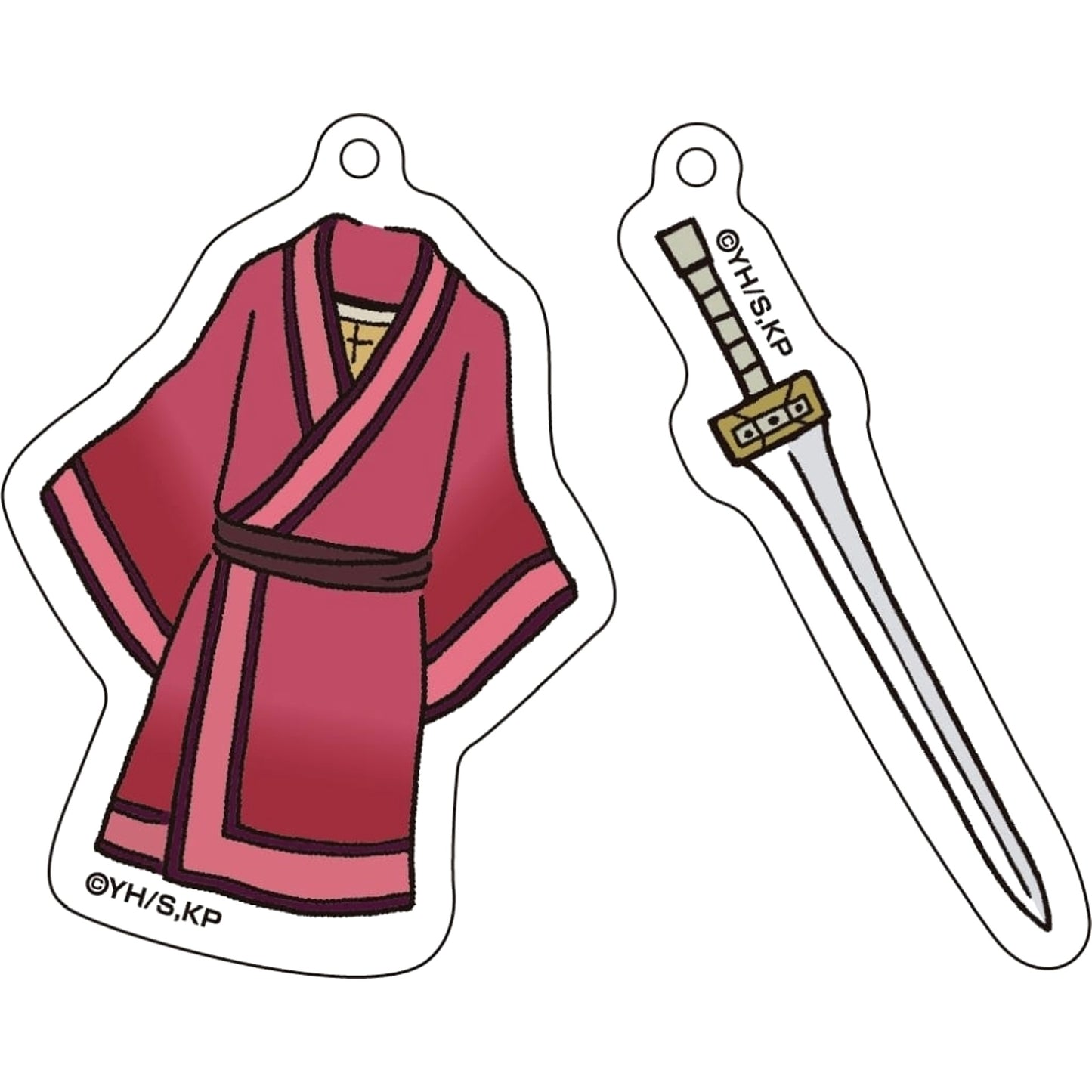 Kingdom Tian Meng 5 Motif Acrylic Keychain Keychains [USED]