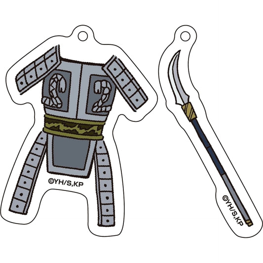 Kingdom Chang Pin Jun 6 Motif Acrylic Keychain Keychains [USED]