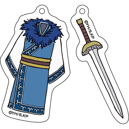 Mu Li 7 Kingdom Motif Acrylic Keychain [USED]