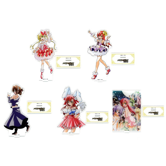 Set of 5 A Prize Acrylic Stand Gema Kuji Hayate the Combat Butler! Complete Edition [USED]