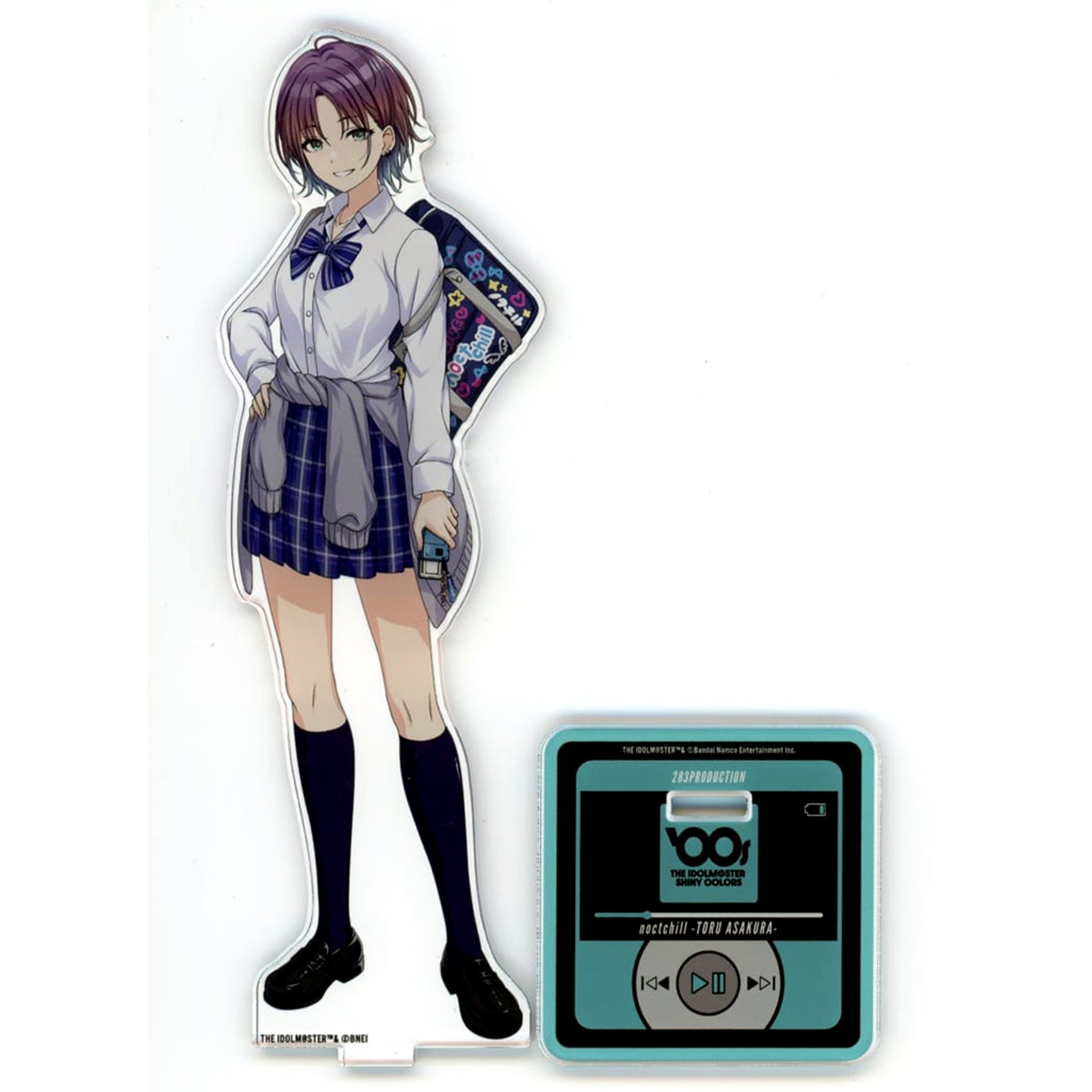 Toru Asakura The Idolmaster Shiny Colors Drawn Acrylic Stand SHIBUYA TSUTAYA IP Bookstore JK Saizensen [USED]