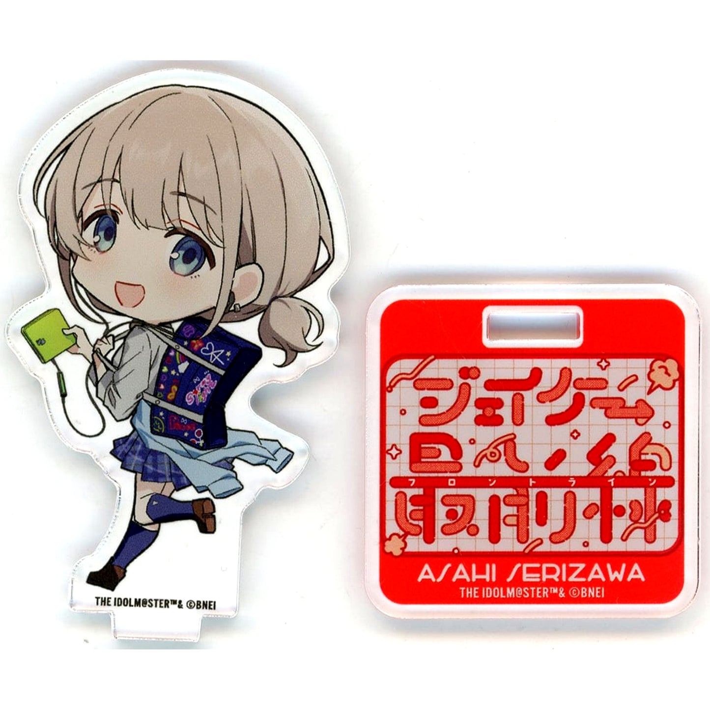 Asahi Serizawa THE IDOLM@STER Shiny Colors Noctchill x SHIBUYA TSUTAYA IP Shoten JK Saizensen Trading Chibi Character Acrylic Stand ver.3 [USED]