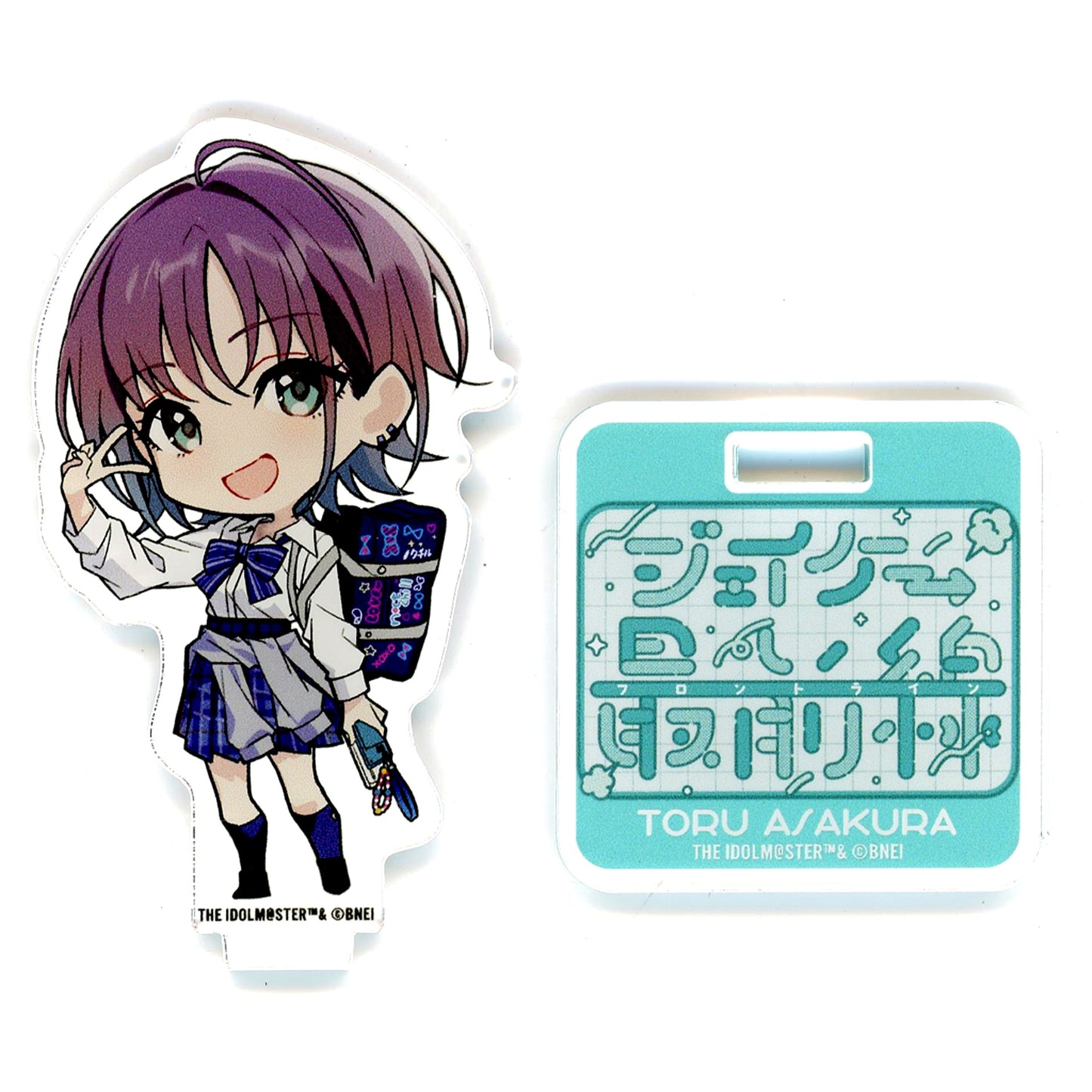Toru Asakura Ver. 3 The Idolmaster Shiny Colors noctchill Trading Chibi Character Acrylic Stand SHIBUYA TSUTAYA IP Bookstore JK Saizensen [USED]