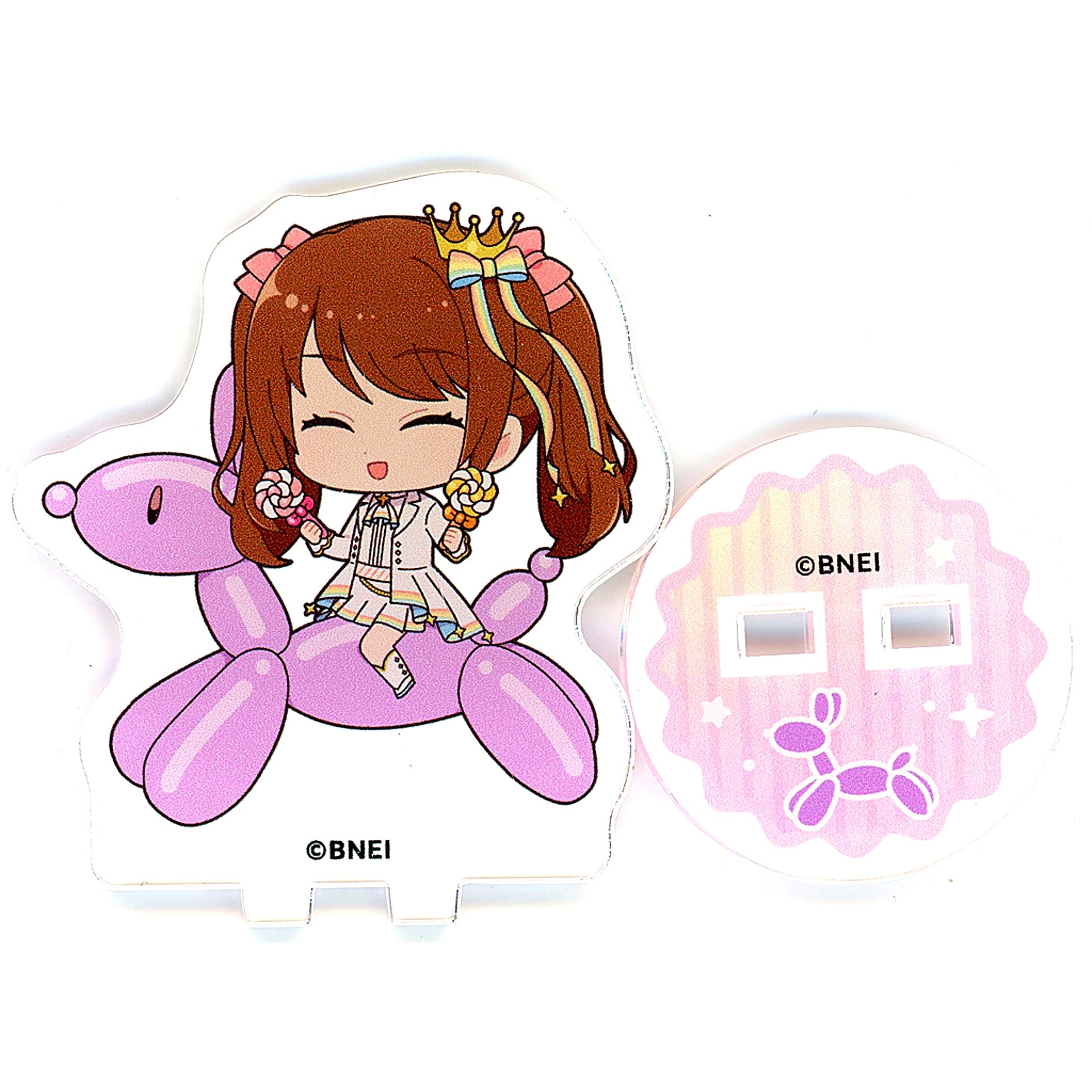 Saki Mizushima The Idolmaster SideM M Fes 2024 part2 x animatecafe Trading Acrylic Stand Rainbow sparkle Ver. Group B [USED]