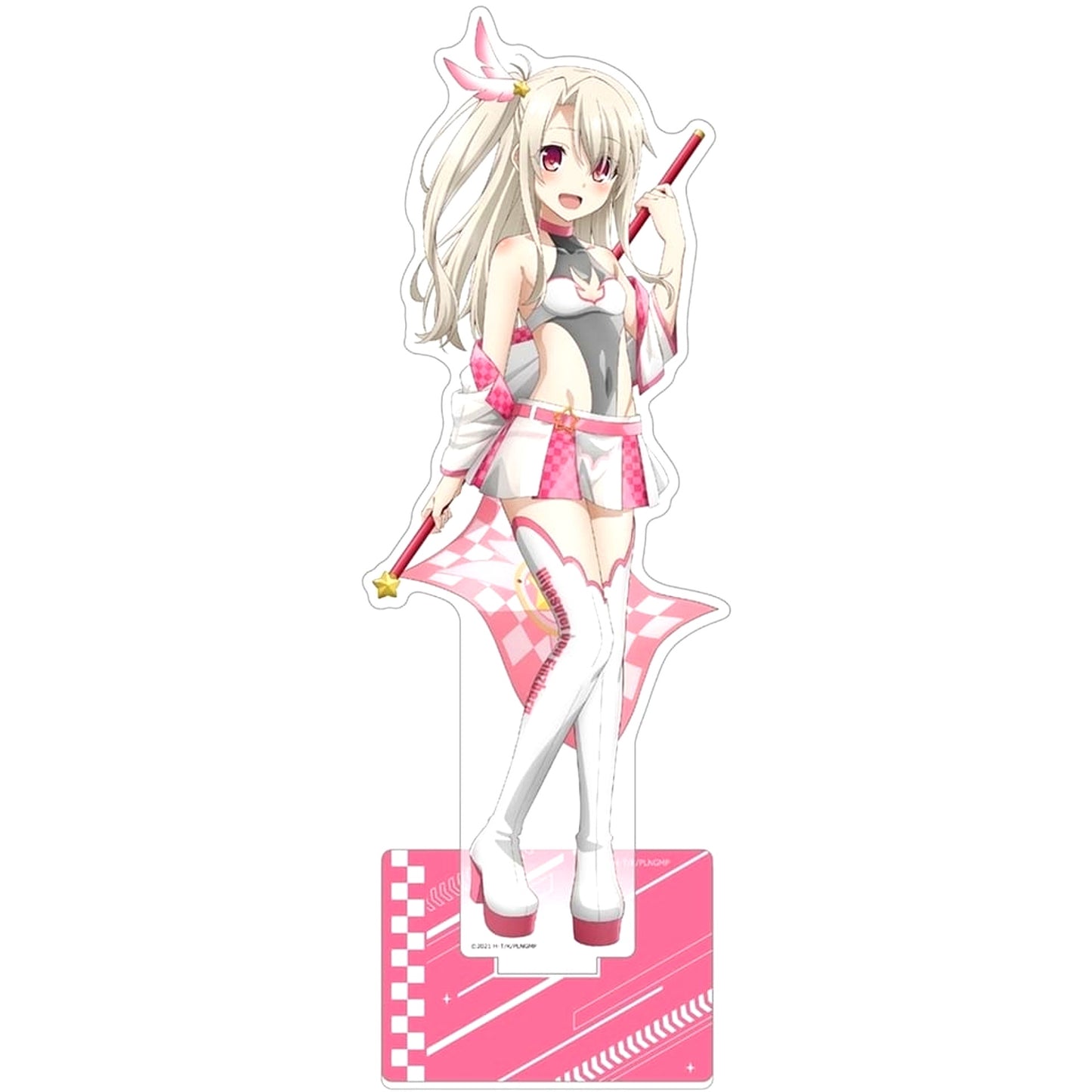 Illyasviel von Einzbern Fate/kaleid liner Prisma Illya Licht The Nameless Girl Race Queen Newly Drawn Extra Large Acrylic Stand [USED]