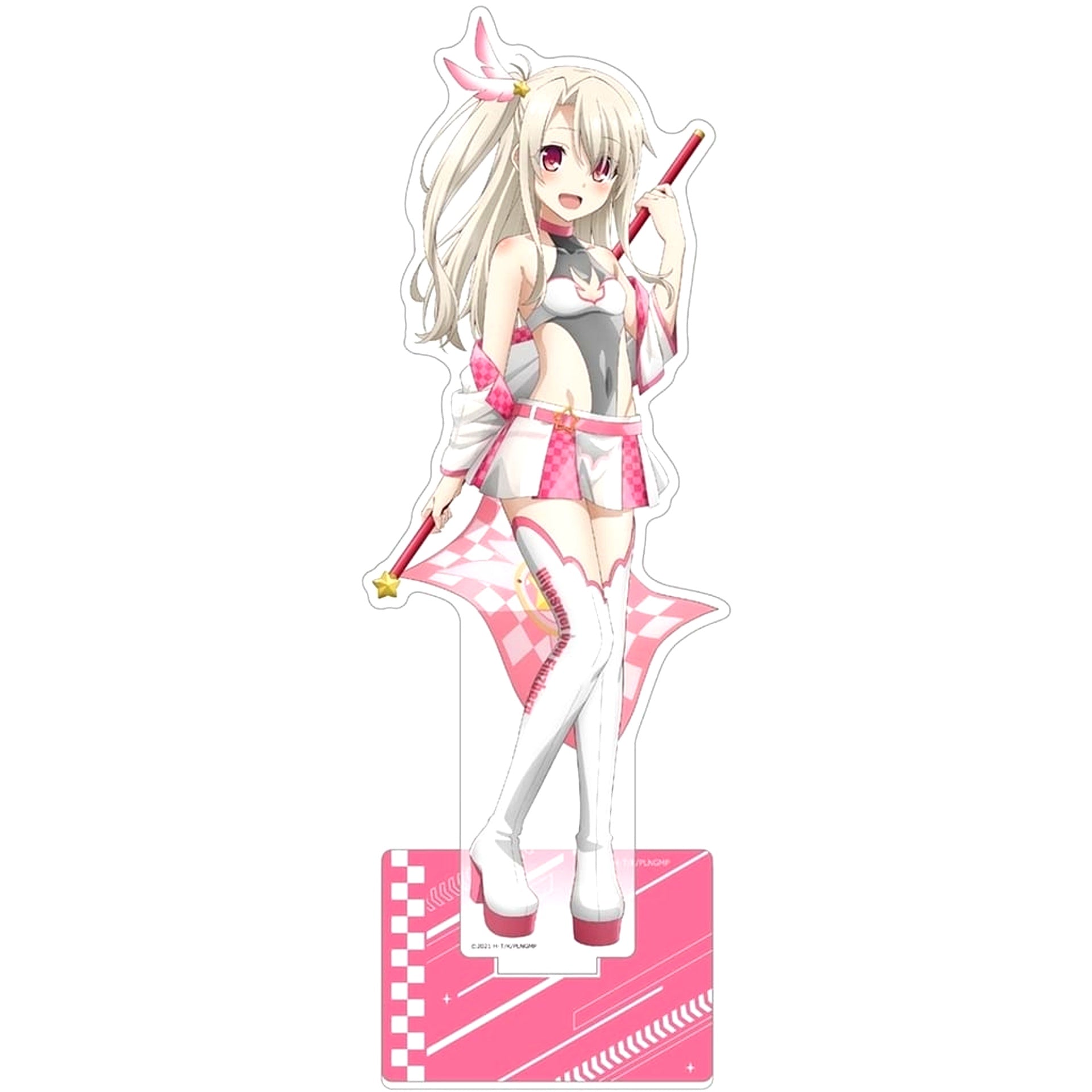 Illyasviel von Einzbern Fate/kaleid liner Prisma Illya Licht The Nameless Girl Race Queen Newly Drawn Extra Large Acrylic Stand [USED]