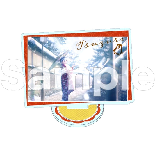 Tsuzuri Yugiri A Love Live! Hasunosora Girls' High School Idol Club Card Acrylic Stand Kaga Yuzen Collabo Card Ver. [USED]