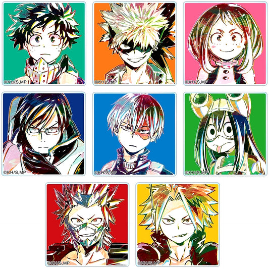 Set of 8 My Hero Academia Trading Ani-Art 1st Acrylic Tile [USED]