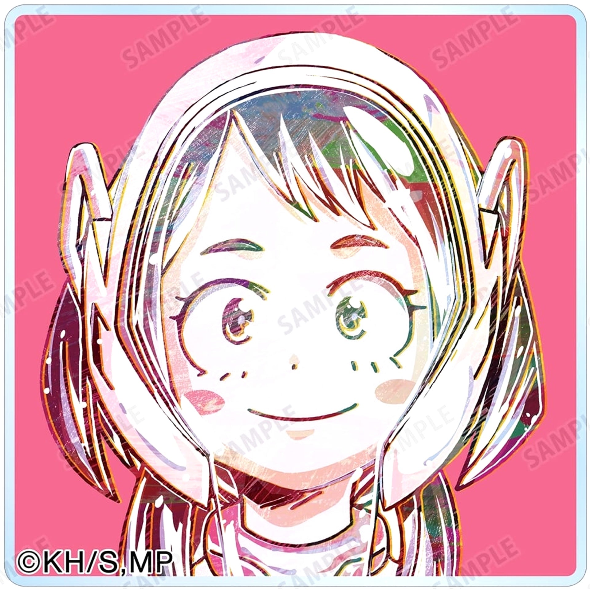 My Hero Academia Ochaco Uraraka Trading Ani-Art Vol. 2 Acrylic Tile Acrylic Stands [USED]