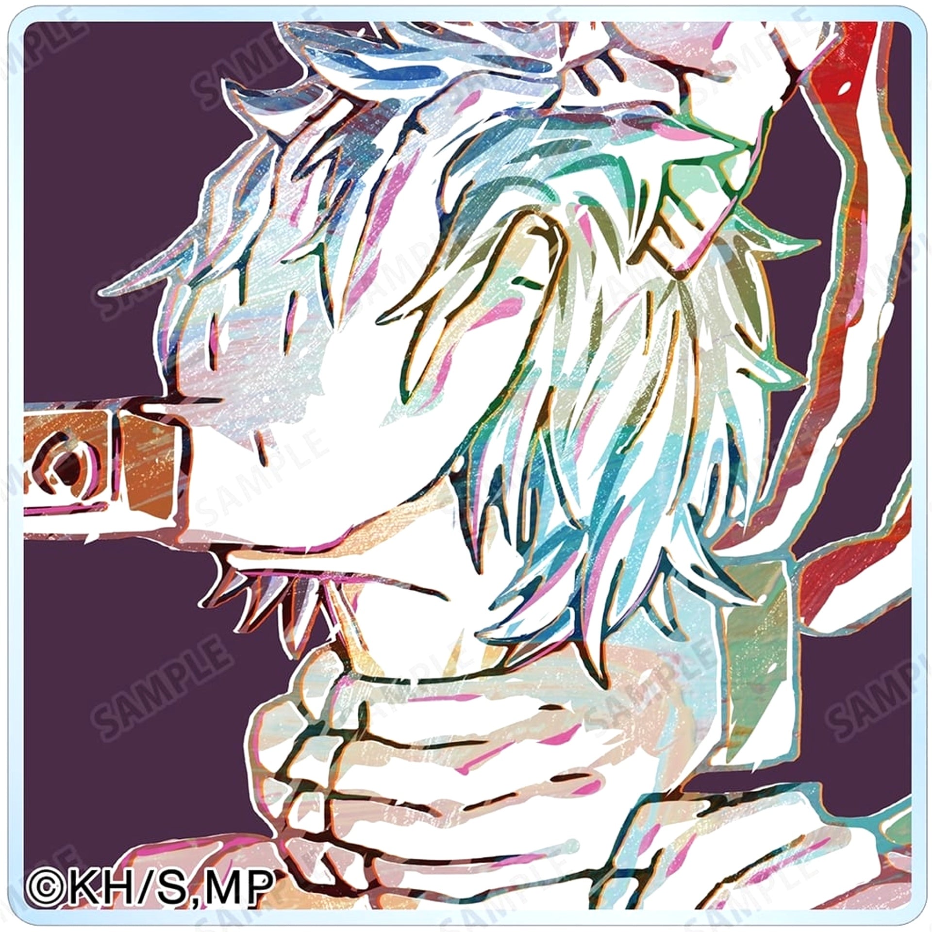 My Hero Academia Tomura Shigaraki Trading Ani-Art Vol. 2 Acrylic Tile Acrylic Stands [USED]
