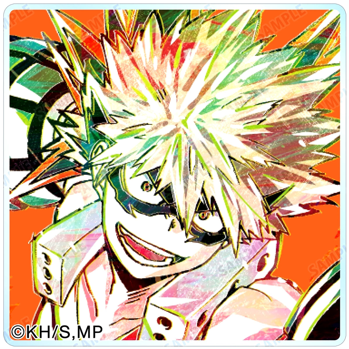 Katsuki Bakugo My Hero Academia Trading Ani-Art Vol. 3 Full Body Ver. Acrylic Tile [USED]