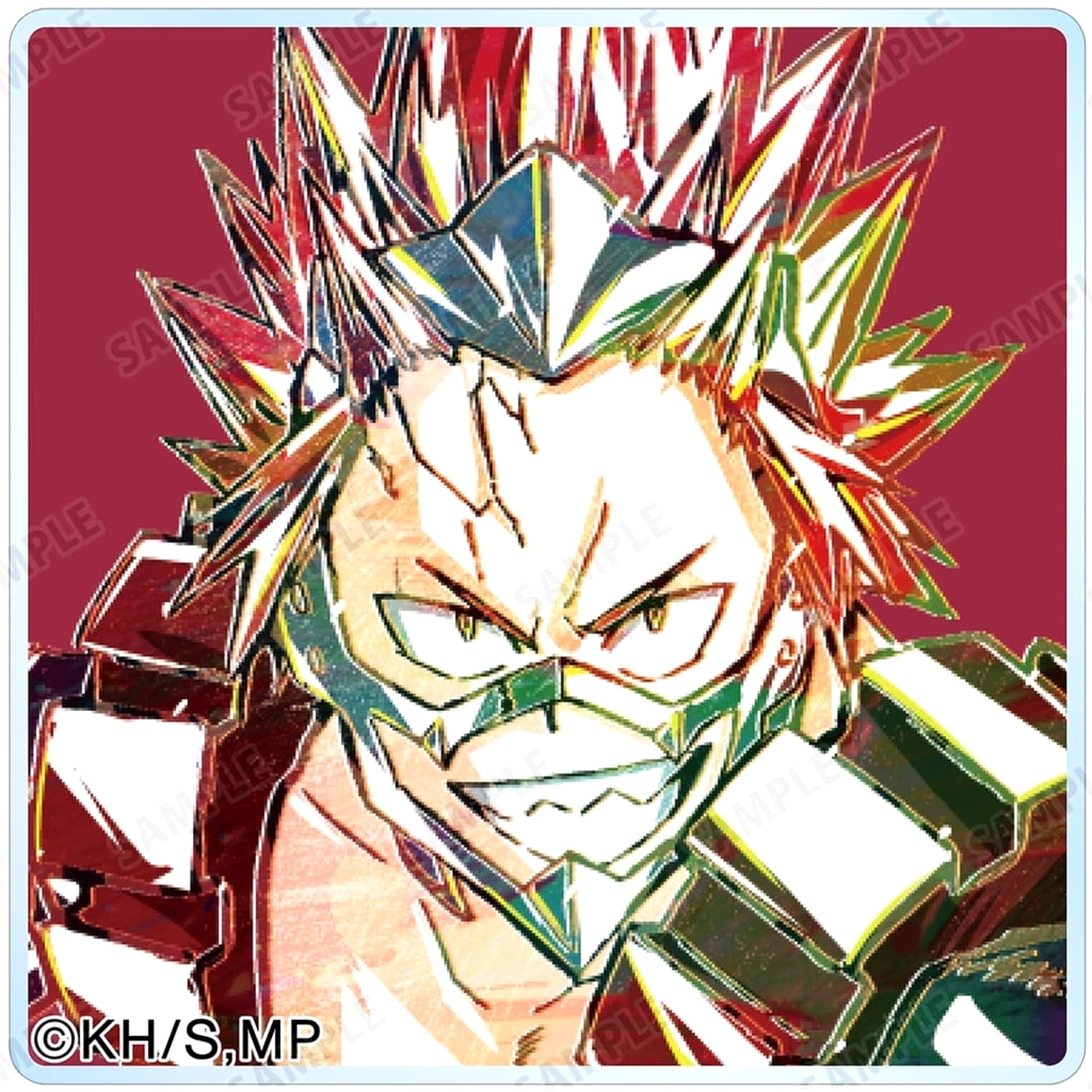 My Hero Academia Eijiro Kirishima Trading Ani-Art Vol. 3 Full Body Ver. Acrylic Tile Acrylic Stands [USED]