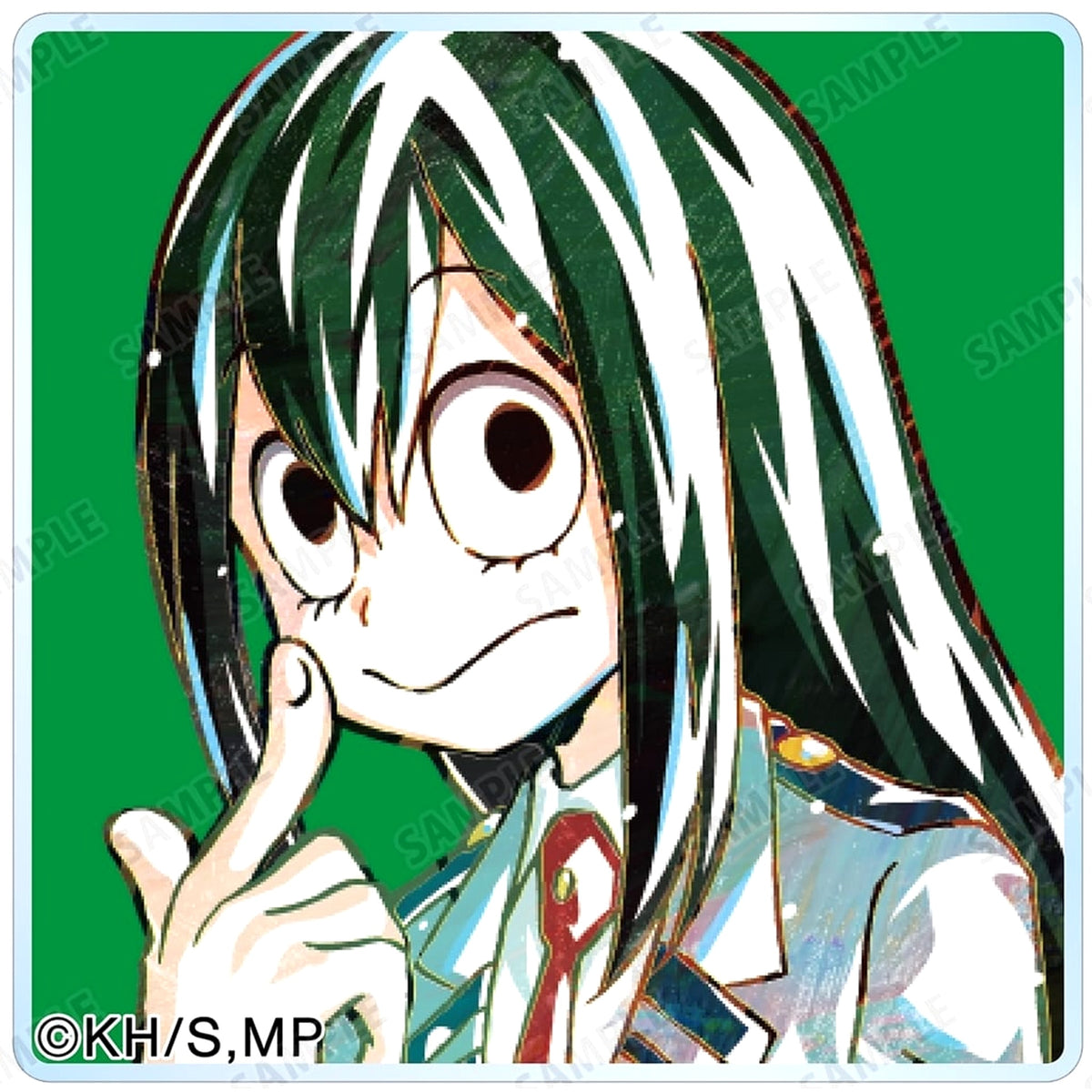 My Hero Academia Tsuyu Asui Trading Ani-Art Vol. 4 vol. 2 Acrylic Tile ver. B Acrylic Stands [USED]