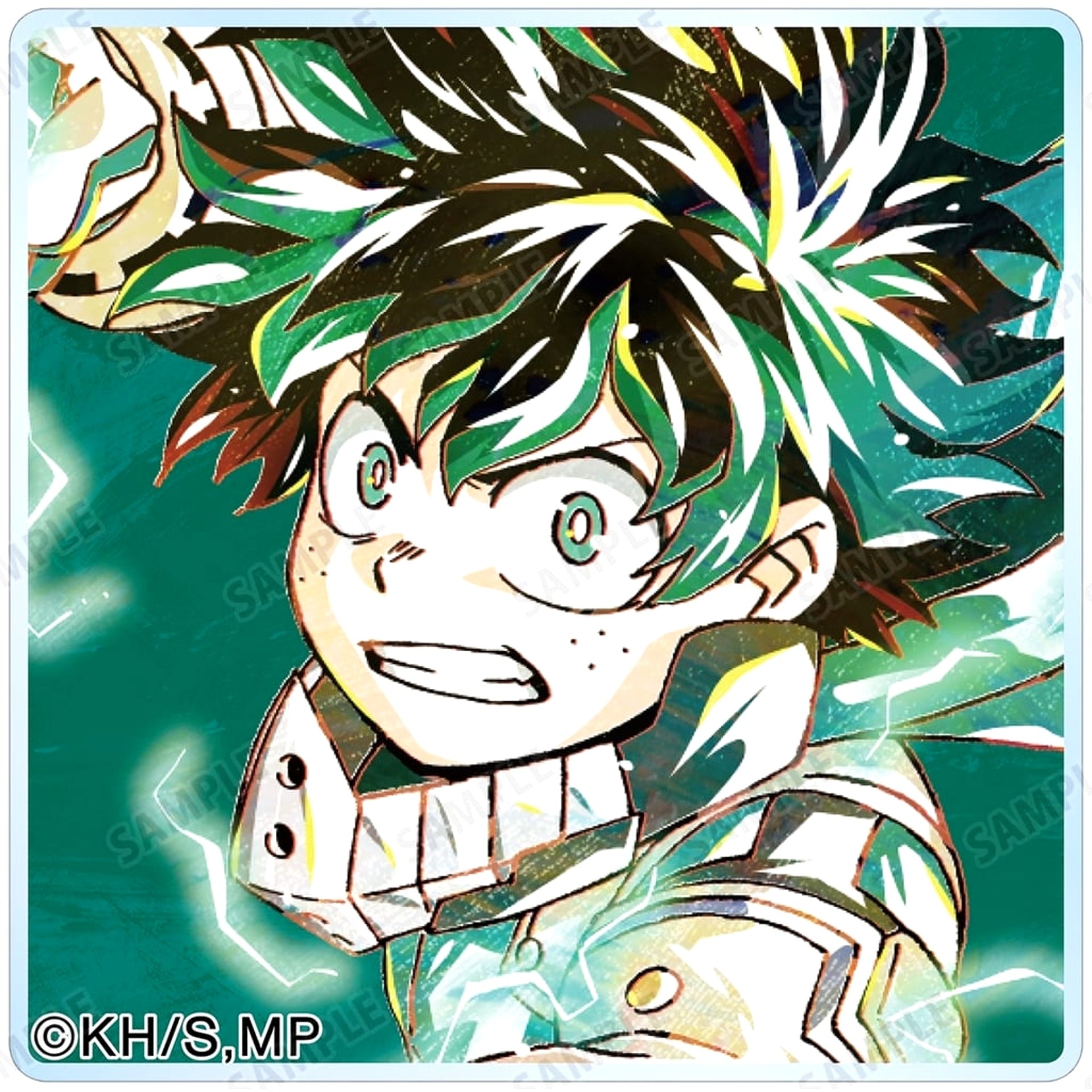My Hero Academia Izuku Midoriya Trading Ani-Art Vol. 5 Acrylic Tile ver. A Acrylic Stands [USED]