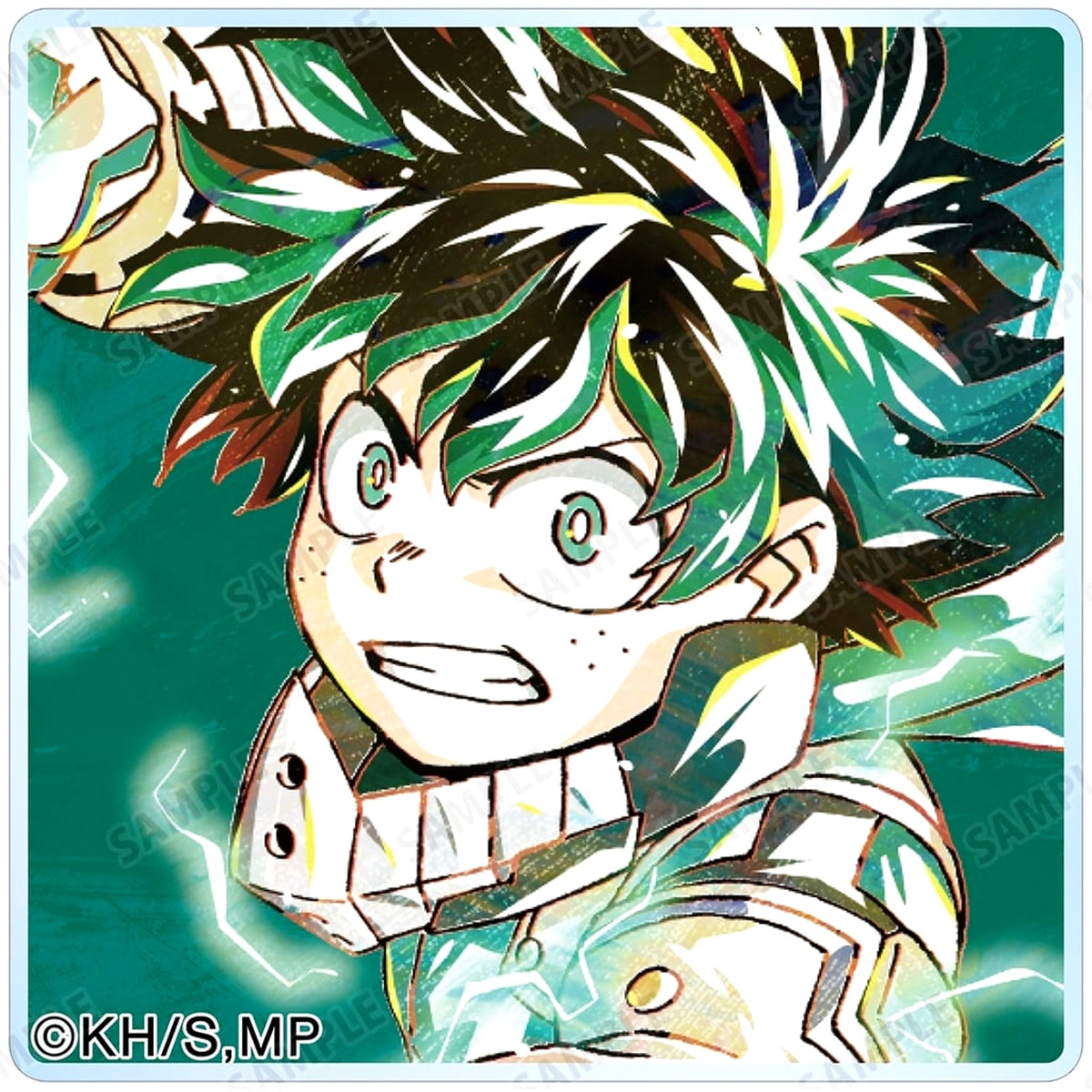 My Hero Academia Izuku Midoriya Trading Ani-Art Vol. 5 Acrylic Tile ver. A Acrylic Stands [USED]