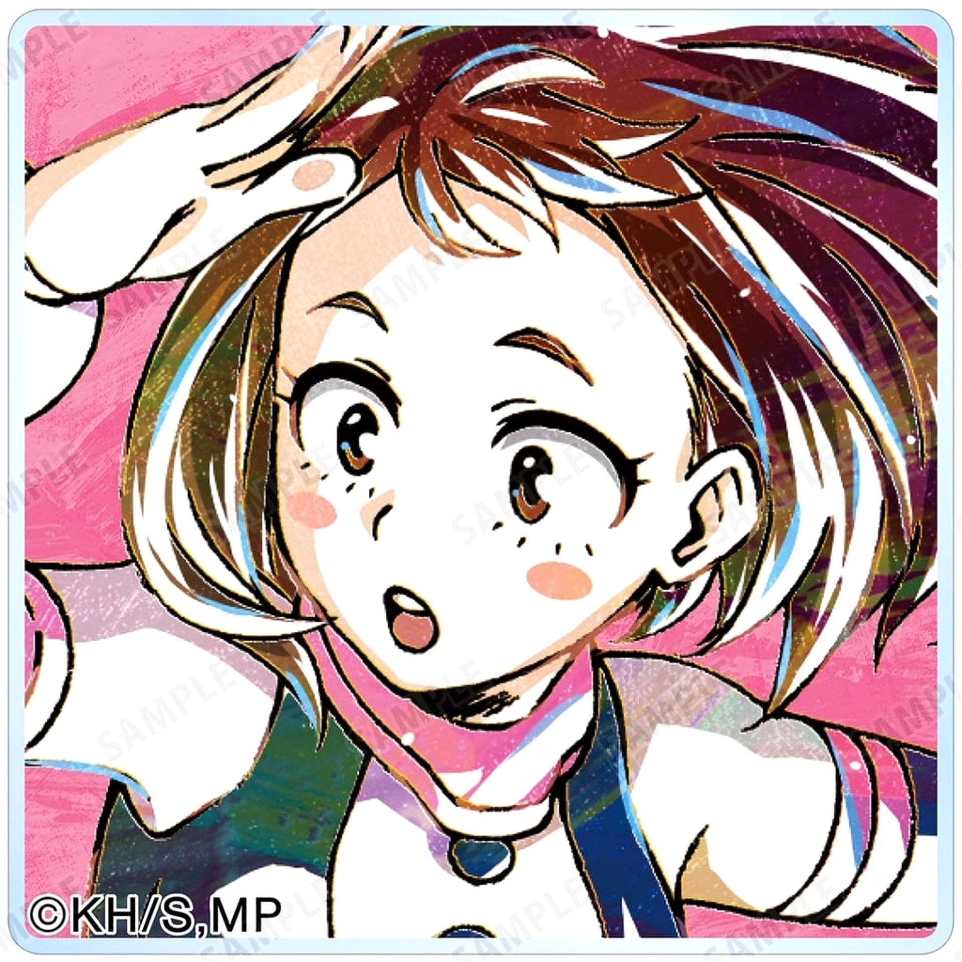 My Hero Academia Ochaco Uraraka Trading Ani-Art Vol. 5 Acrylic Tile ver. A Acrylic Stands [USED]