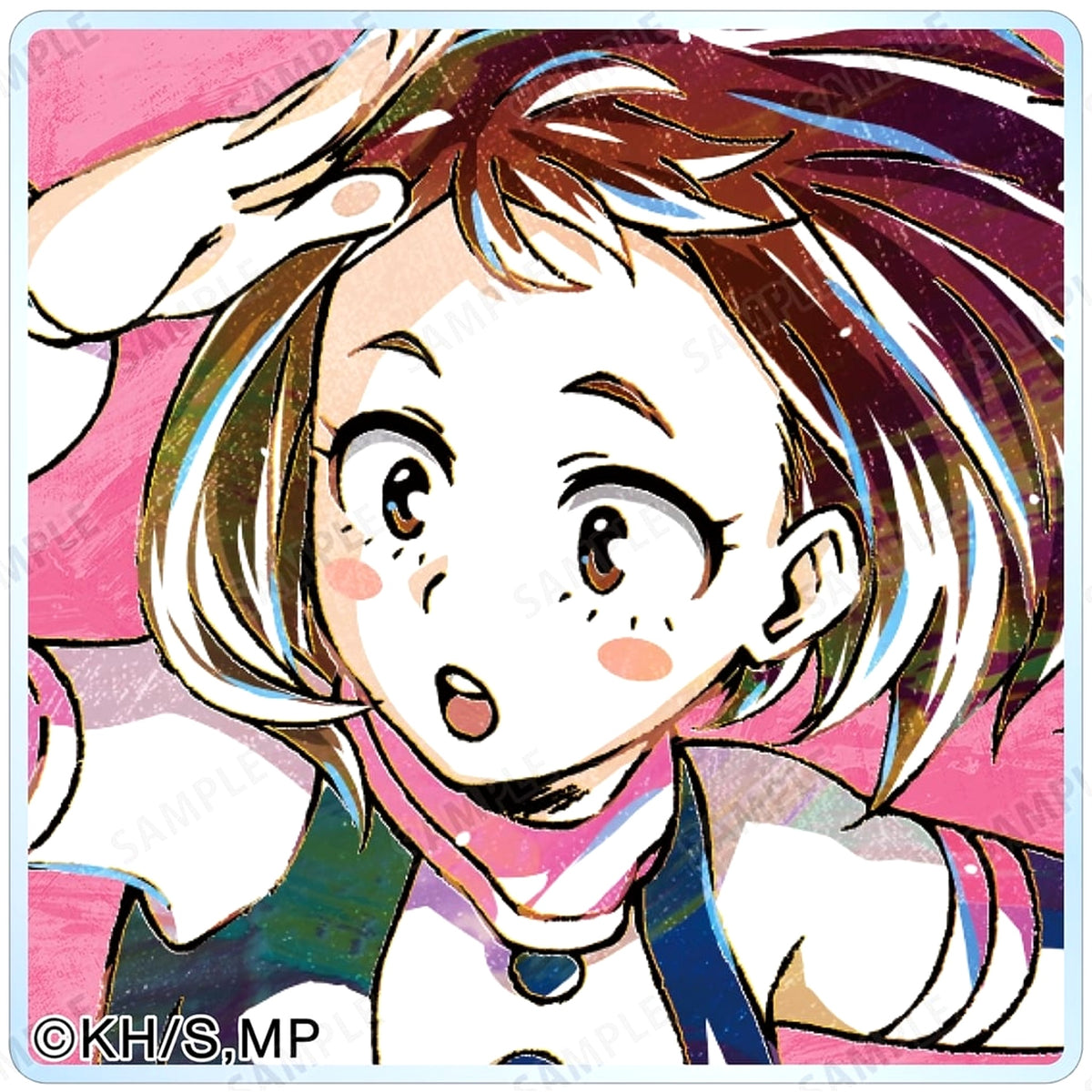 My Hero Academia Ochaco Uraraka Trading Ani-Art Vol. 5 Acrylic Tile ver. A Acrylic Stands [USED]