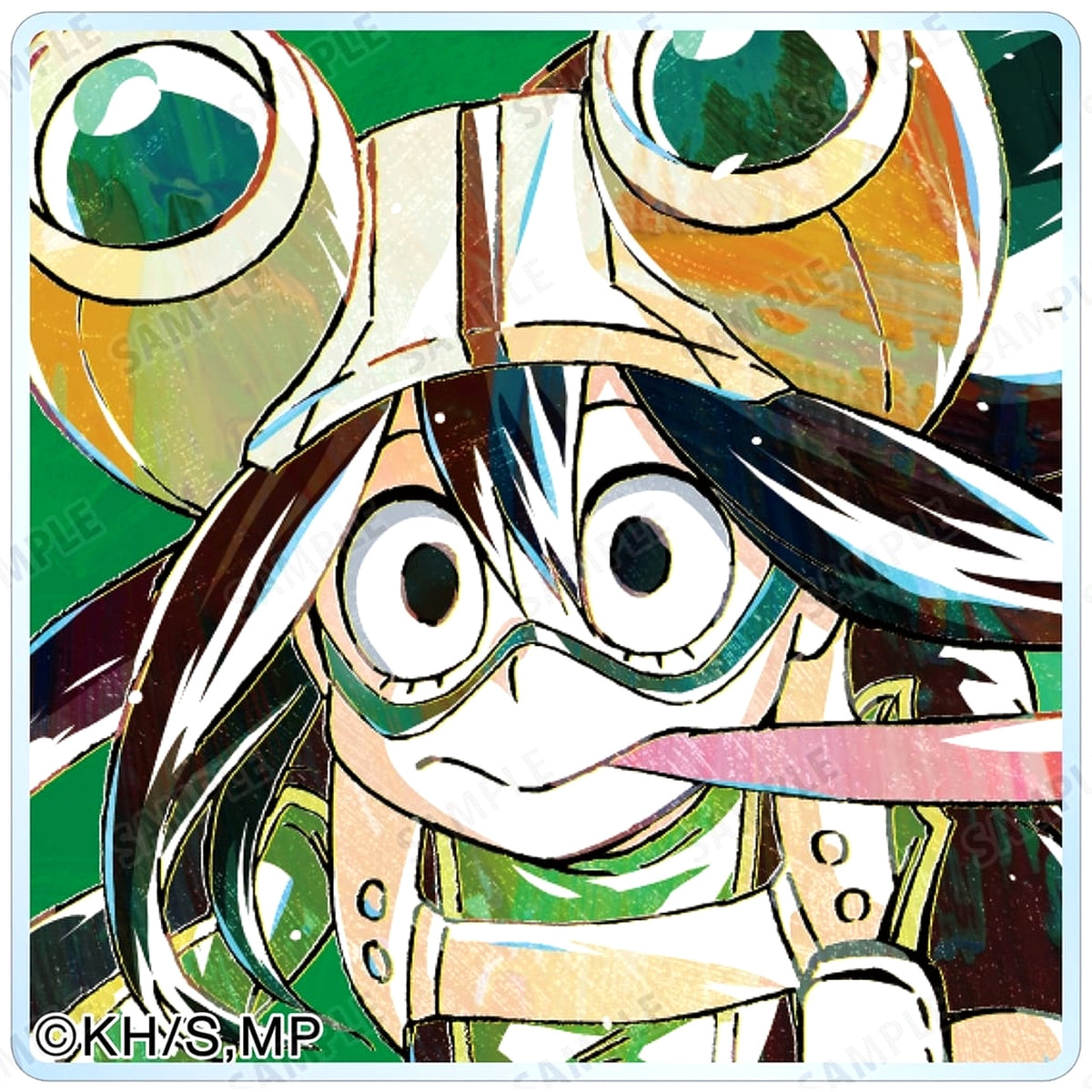 My Hero Academia Tsuyu Asui Trading Ani-Art Vol. 5 Acrylic Tile ver. A Acrylic Stands [USED]